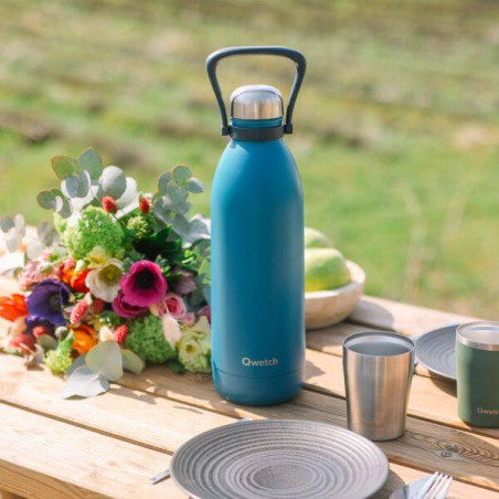 Infuseur Thermique Compatible Bouteilles Qwetch - Pour Thé, Tisanes, Fruits Infusés - A Visser Sur Bouchon Spécial - Convient Thermos Originals, Icon, Titan, Active