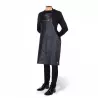 Tablier en cuir avec poche zippée DUTCHDELUXES Noir Taille Unique