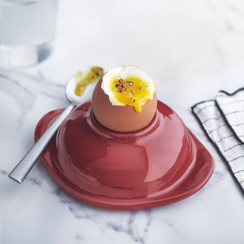 Coquetier Design Cocotte Avec Cuillère Marteau – Idée Cadeau Amusante Pour Œuf à La Coque