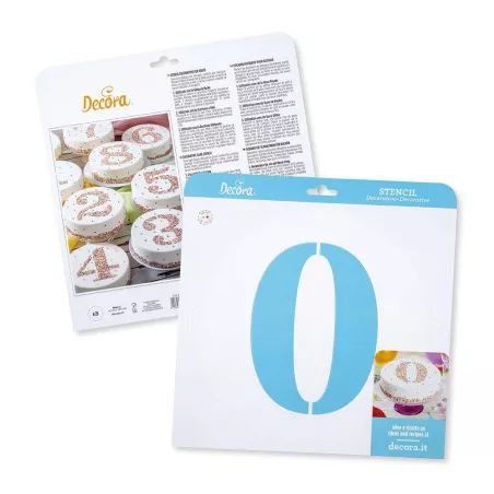 Pochoir Chiffre Gateau...