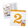 Pochoir Chiffre Gateau d´anniversaire D25 DEUX Chiffre 2 SC