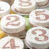 Pochoir Chiffre Gateau d´anniversaire D25 DEUX Chiffre 2 SC