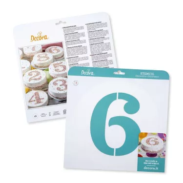 Pochoir Chiffre Gateau...