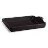 Moule à Focaccia Plat à Four en Céramique Rectangle Emile HENRY Noir Fusain