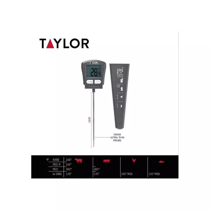 Thermomètre à Lait Taylor - Précision Pour Café Et Boissons Chaudes
