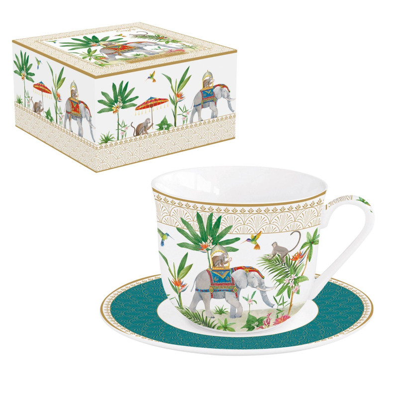 Tasse HERMÈS Chevaux Lacture – Vaisselle De Luxe Cheval – Édition Rare – Neuf