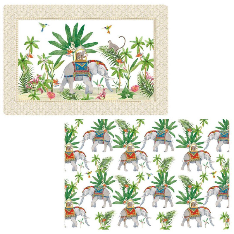 MARAJAH Set de table souple Réversible 45 x 30 cm EASYLIFE