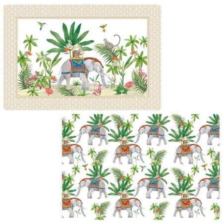 MARAJAH Set de table souple Réversible 45 x 30 cm EASYLIFE