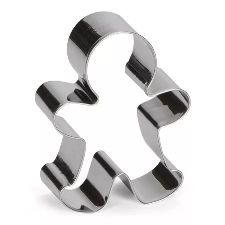 Découpe pâte inox Gingerman bonhomme pain d´épices 7 cm