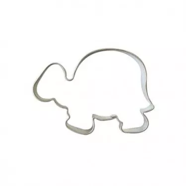 Découpe pâte inox Tortue 6 cm