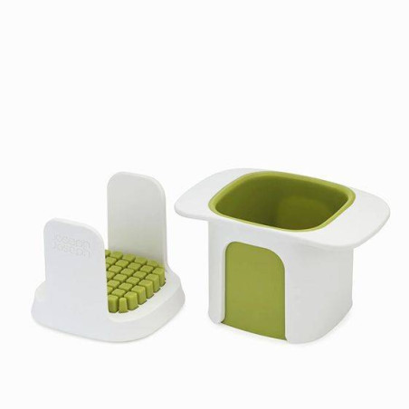 Chop Cup Hachoir à légumes Frites Oignons Joseph Joseph Blanc et Vert
