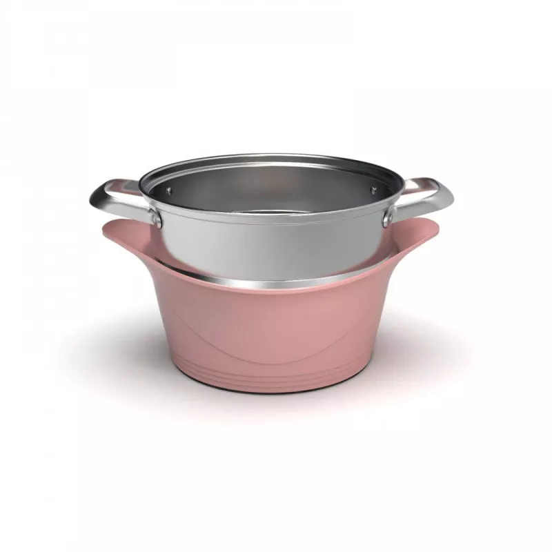 Panier Vapeur Inox 22cm Pour Casserole - Cuisson Saine Légumes, Œufs, Boulettes - Acier Inoxydable 304
