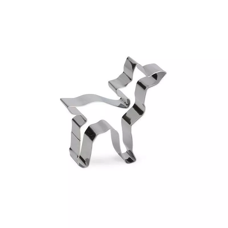 Découpe pâte inox Biche 6 cm