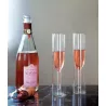 Flûte à champagne Double paroi verre Tube 15 cl WD Lifestyle - Les 2