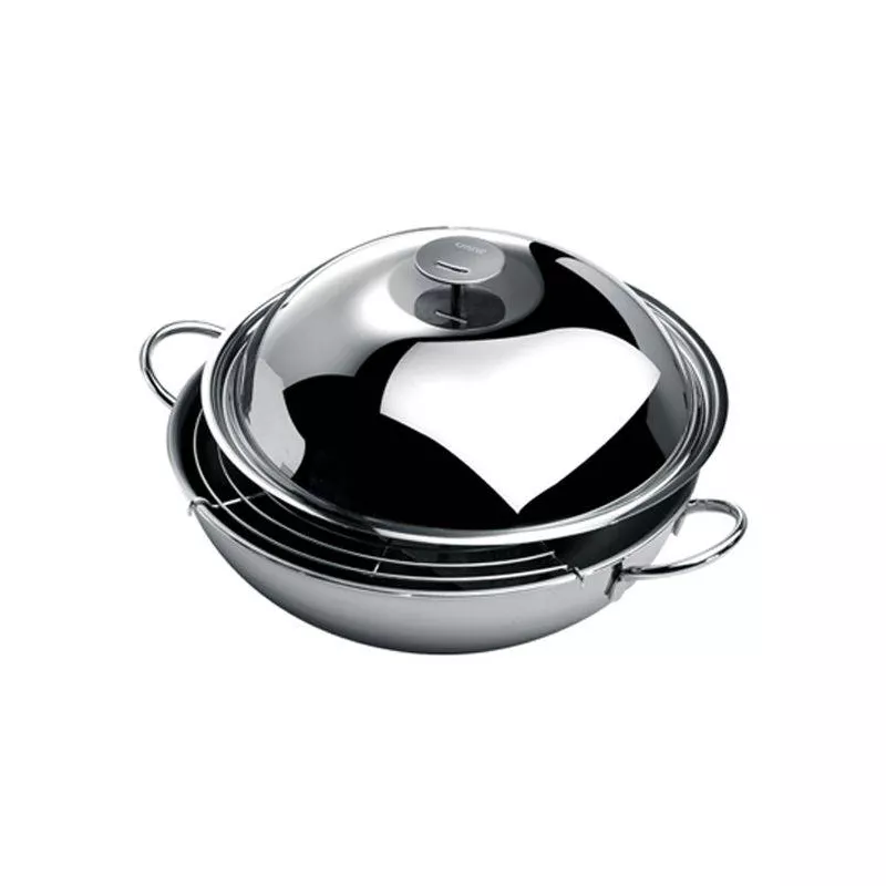 Le Miguri Wok Acier Carbone 32 cm | Comptoir du Wok
