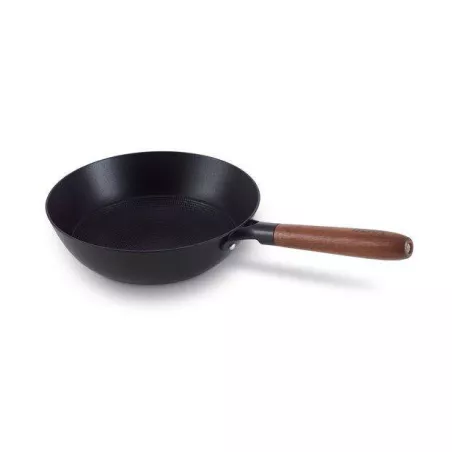 MANDALA Wok en fer émaillé...