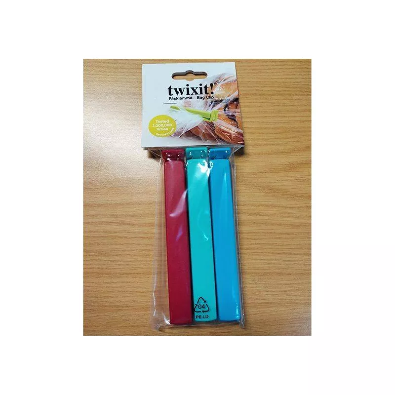 TWIXIT Pinces Clips pour sachets - Les 3