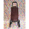 BUGGY Poussette de marché Chariot de courses 6 roues SIDEBAG Marron Vert