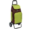 BUGGY Poussette de marché Chariot de courses 2 roues SIDEBAG Marron Vert