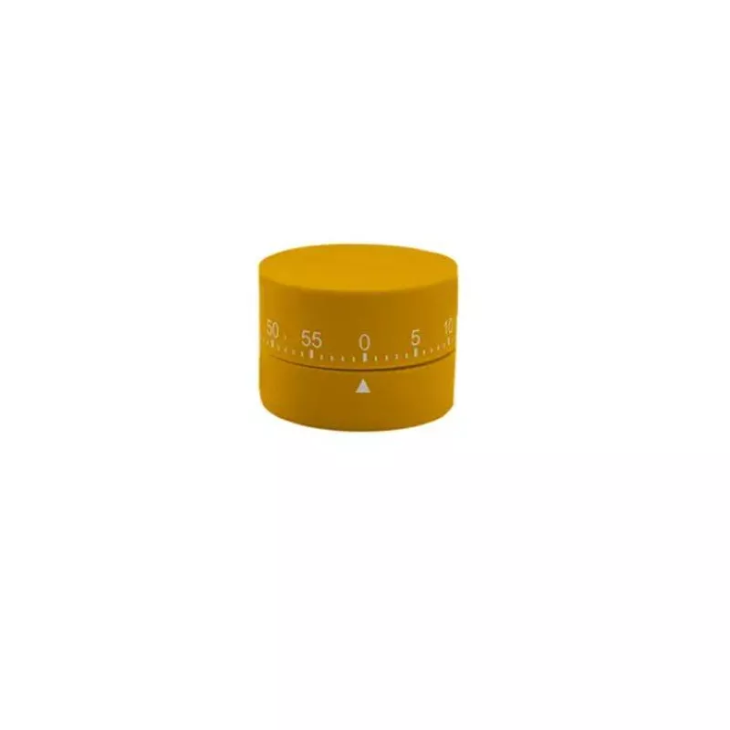 Minuteur Mécanique rond Dotz Jaune