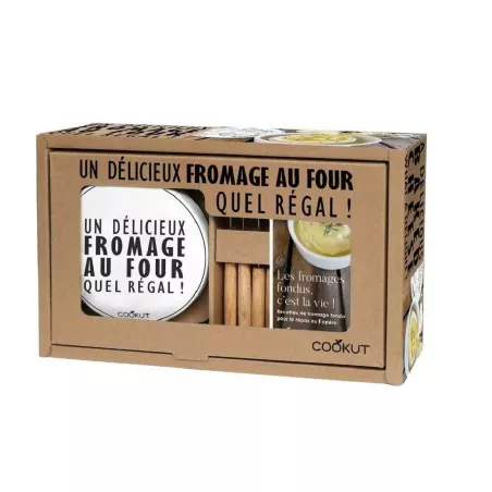 Coffret Cadeau Fromage fondu Cheese Baker Cookut Blanc