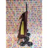 BUGGY Poussette de marché Chariot de courses 6 roues SIDEBAG Marron Vert