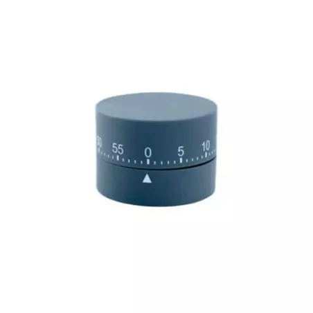 Minuteur Mécanique rond Dotz Bleu Gris