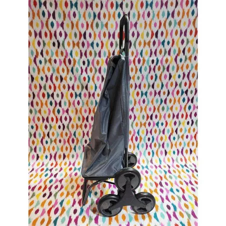 CARLUX Grey Strap Poussette de marché Chariot de courses 6 roues SIDEBAG