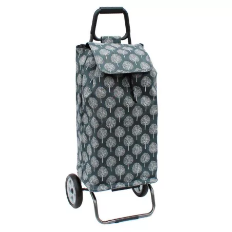 CARLUX Blackwinter Poussette de marché Chariot de courses 2 roues SIDEBAG