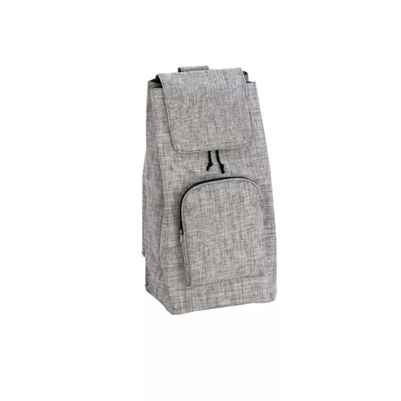 CARLUX Multipoche Chiné Gris Sac Poussette de marché Chariot de courses SIDEBAG - SAC SEUL