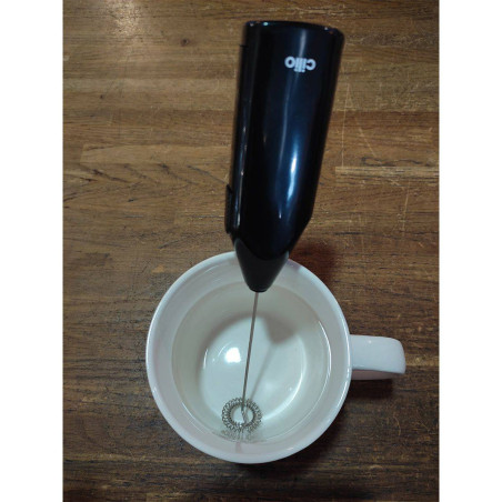CREMOSO Mousseur à lait électrique Aerolatte Mini fouet émulsionneur CILIO Noir  SC