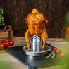 Support de cuisson verticale Inox pour poulet Four Barbecue KUCHENPROFI