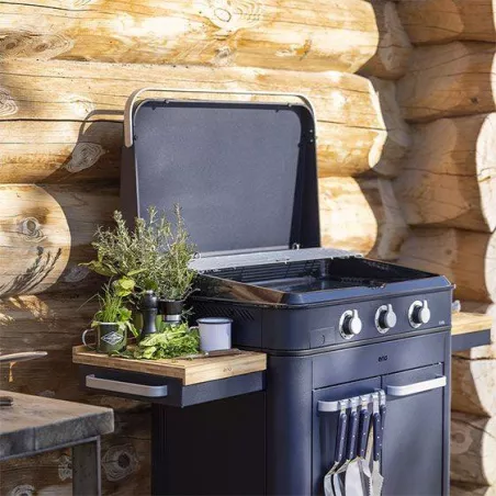 Capot Couvercle Plancha Enosign 80 ENO Bleu Navy