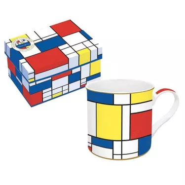 MONDRIAN Mug en porcelaine...