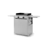 Plancha GAZ en fonte Châssis Inox FORGE ADOUR 2 feux MODERN 60