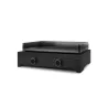 Plancha GAZ en fonte Châssis Acier Noir FORGE ADOUR 2 feux MODERN 60