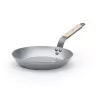 MINERAL B Bois Poêle ronde induction en tôle d´acier cire d´abeille de BUYER D24 cm