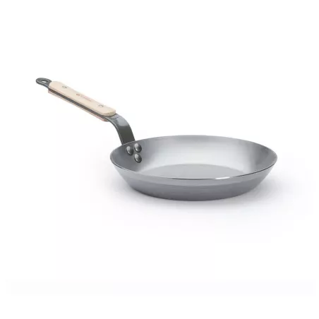 MINERAL B Bois Poêle ronde induction en tôle d´acier cire d´abeille de BUYER D24 cm