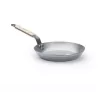 MINERAL B Bois Poêle ronde induction en tôle d´acier cire d´abeille de BUYER D24 cm