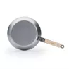 MINERAL B Bois Poêle ronde induction en tôle d´acier cire d´abeille de BUYER D24 cm