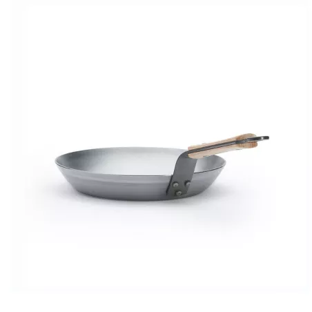 MINERAL B Bois Poêle ronde induction en tôle d´acier cire d´abeille de BUYER D24 cm