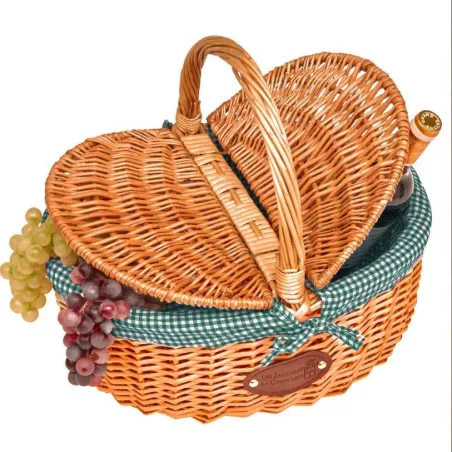 Panier en osier Les Jardins...