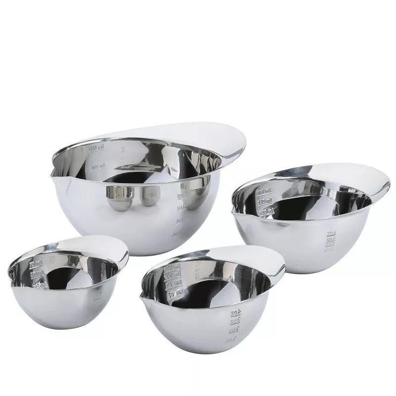 Baumalu Bol Pâtissier Inox 22 cm Argenté avec Couvercle
