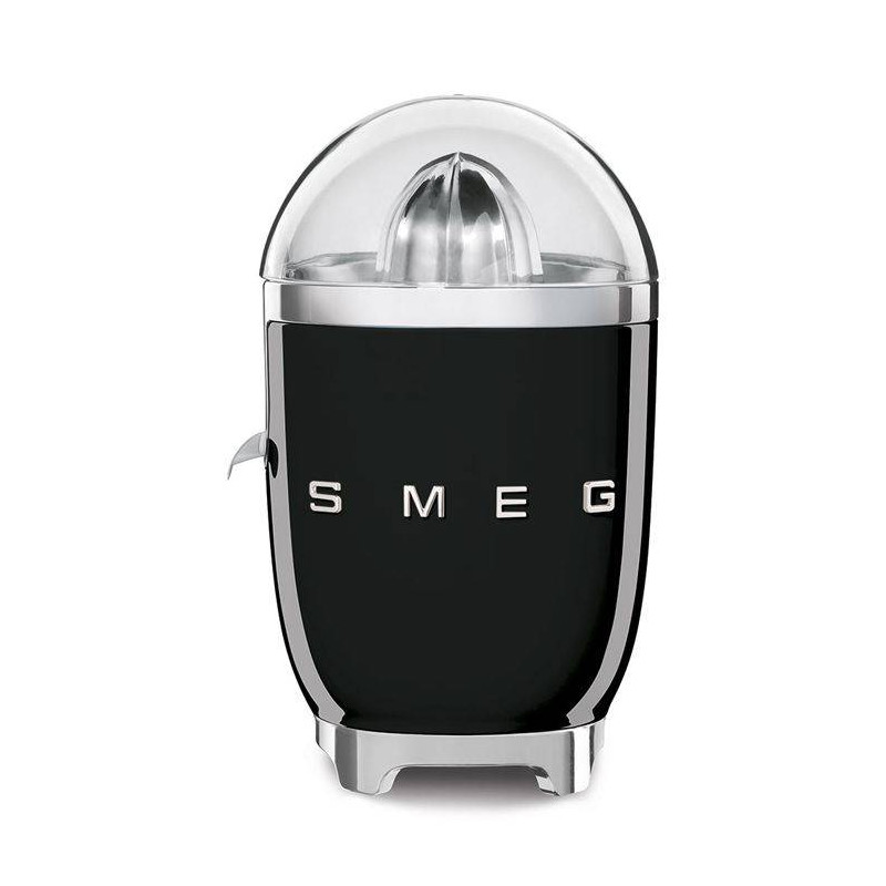Smeg Presse-Agrumes CJF11RDEU Rouge – 70W, Marche Auto, Bec Anti-Goutte, Cône Inox, Style Rétro Iconique