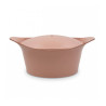 L´incroyable Cocotte Cookut Revêtement céramique Rose Guimauve - Sans Bouton Ni Manique 28 cm