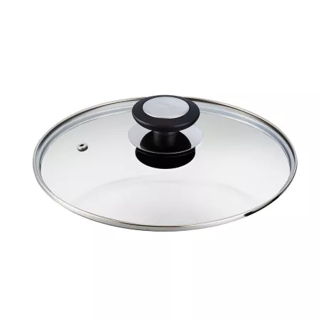 ESSENTIAL Couvercle en verre cerclé inox BEKA D32