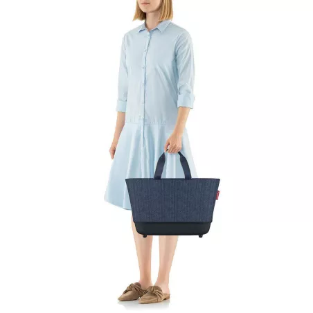 Reisenthel Carrycruiser herringbone dark blue