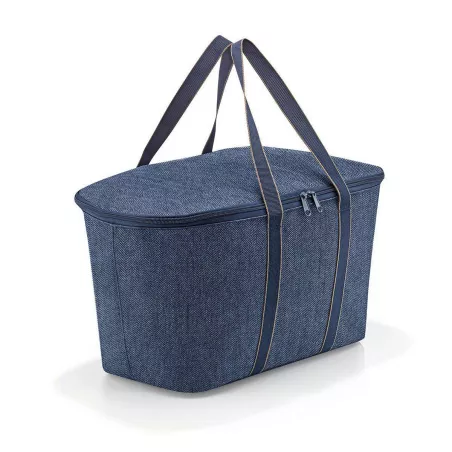 COOLERBAG Sac de courses isotherme Glaçière REISENTHEL Herringbone Bleu
