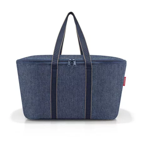 COOLERBAG Sac de courses isotherme Glaçière REISENTHEL Herringbone Bleu