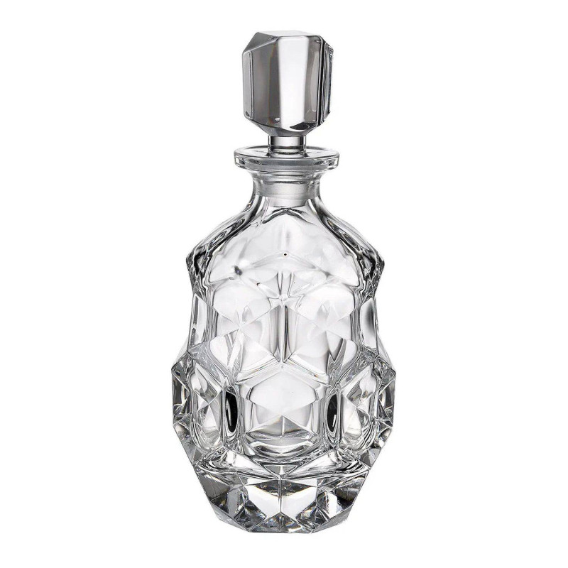 Carafe à Whisky Eisch Glen No Drop – Verre Cristallin, Gris Argenté, Modèle Platin